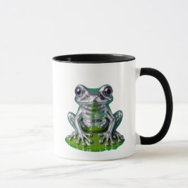Groene kikker mok