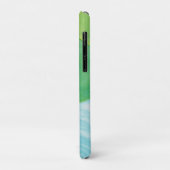 Groene kikker onder Lily Pad Case-Mate iPhone Case (Achterkant/links)