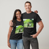 Groene kikker op blad Natuur T-shirt (Unisex)