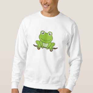 Groene kikker op skateboard Funny Animal Trui
