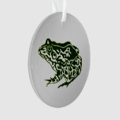 Groene kikker ornament (voorkant)