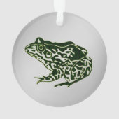 Groene kikker ornament (achterkant)