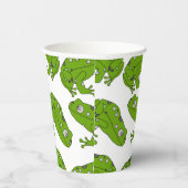 Groene kikker papieren bekers (Rechts)