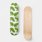 Groene kikker persoonlijk skateboard (Voorkant)