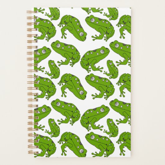 Groene kikker planner (Voorkant)