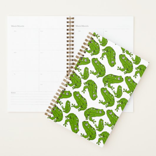 Groene kikker planner (Display)
