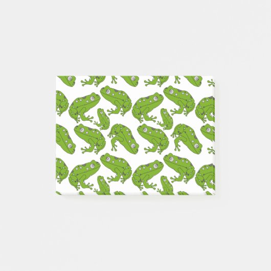 Groene kikker post-it® notes (Voorkant)