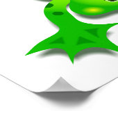 Groene kikker poster (Hoek)