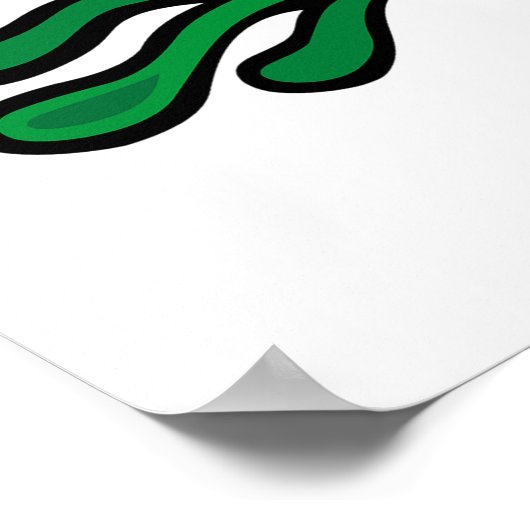 Groene kikker poster (Hoek)