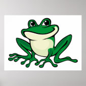 Groene kikker poster (Voorkant)