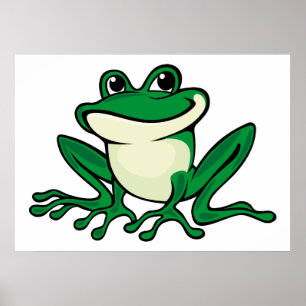 Groene kikker poster
