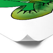 Groene kikker poster (Hoek)
