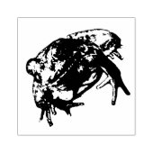 Groene kikker Rubber Stamp Rubberstempel (Afrduk)