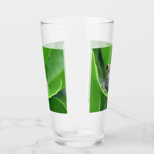 Groene kikker/scheerglas glas (Links)