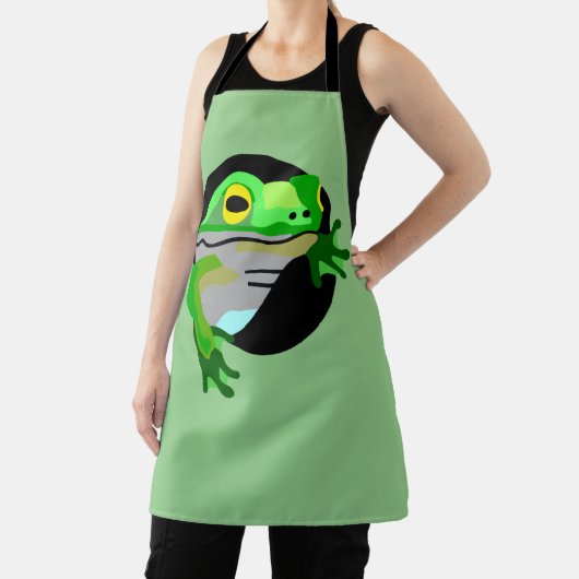 Groene kikker schort (Insitu)