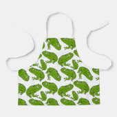 Groene kikker schort (Voorkant)