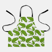 Groene kikker schort (Voorkant)