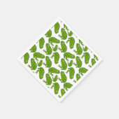 Groene kikker servet (Hoek)