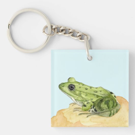 Groene kikker sleutelhanger (Voorkant)