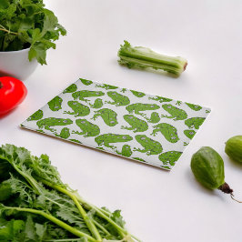 Groene kikker snijplank