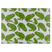 Groene kikker snijplank (Voorkant)