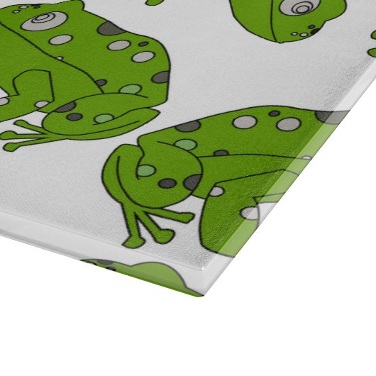 Groene kikker snijplank (Hoek)