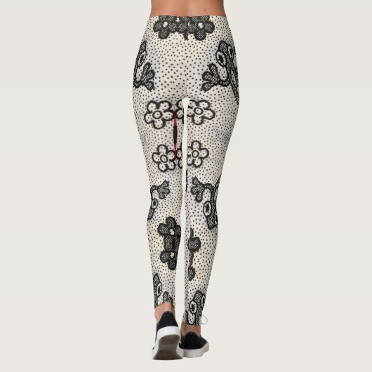 Groene Kikker Stijlvolle Boho Leggings (Achterkant)