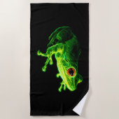 Groene kikker strandlaken (Voorkant)