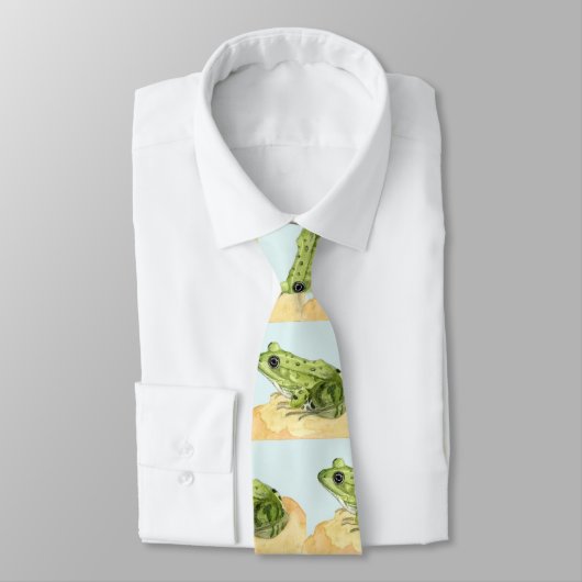 Groene kikker stropdas (Gebonden)