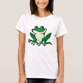 Groene kikker t-shirt (Voorkant)