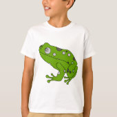 Groene kikker t-shirt (Voorkant)