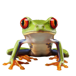 Groene kikker t-shirt