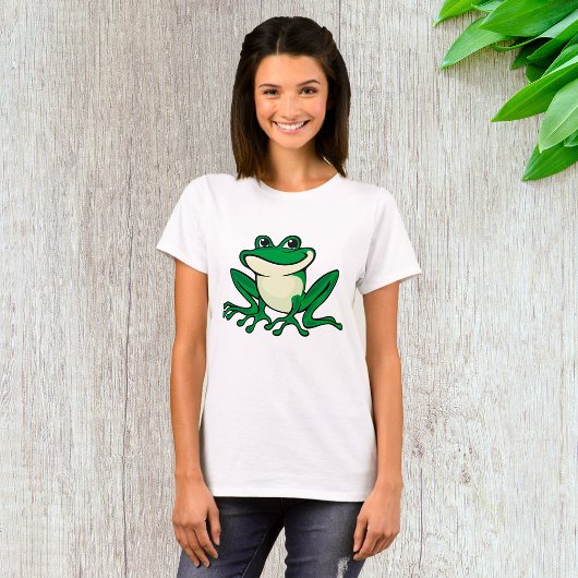 Groene kikker t-shirt