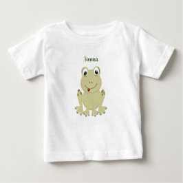 Groene Kikker T-shirt voor Baby Meisje