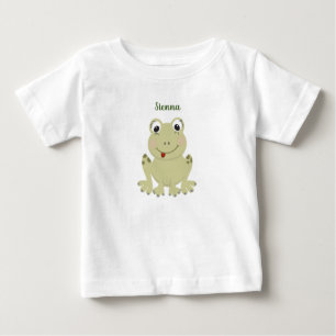 Groene Kikker T-shirt voor Baby Meisje