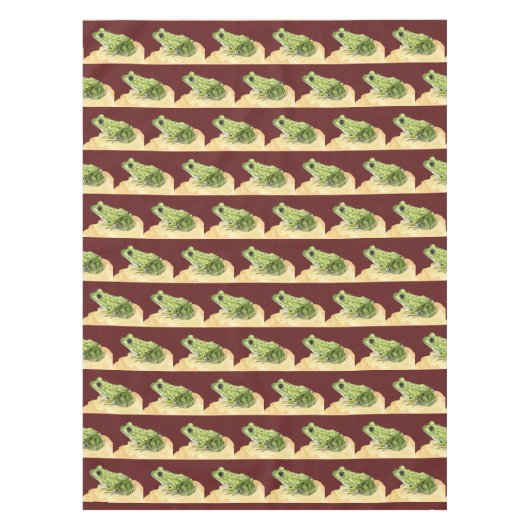Groene kikker tafelkleed (Voorkant)