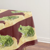 Groene kikker tafelkleed (Voorbeeld)