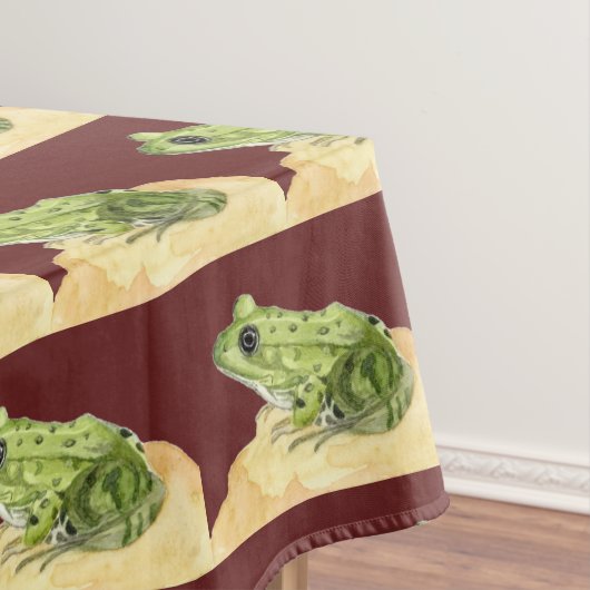 Groene kikker tafelkleed (Voorbeeld)