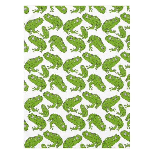 Groene kikker tafelkleed (Voorkant)