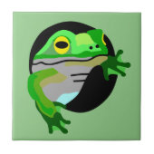 Groene kikker tegeltje (Voorkant)