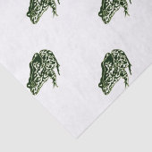 Groene kikker tissuepapier (Detail)