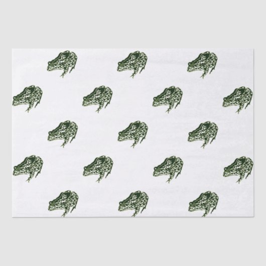 Groene kikker tissuepapier (Voorkant)