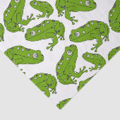 Groene kikker tissuepapier (Detail)