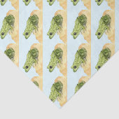 Groene kikker tissuepapier (Detail)