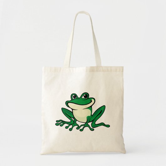 Groene kikker tote bag (Voorkant)