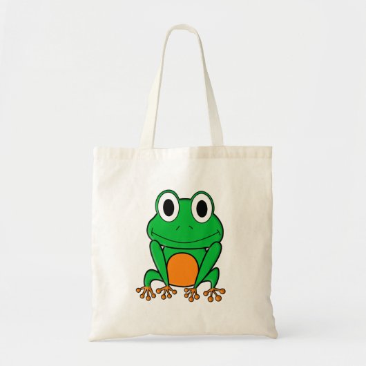 Groene kikker tote bag (Voorkant)