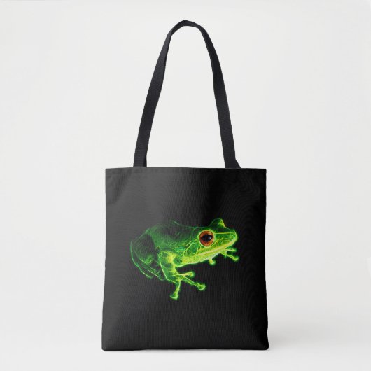 Groene kikker tote bag (Voorkant)