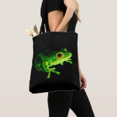 Groene kikker tote bag (Dichtbij)
