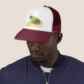 Groene kikker trucker pet (In situ)