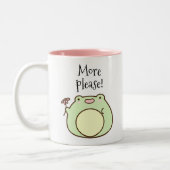 Groene kikker tweekleurige koffiemok (Links)
